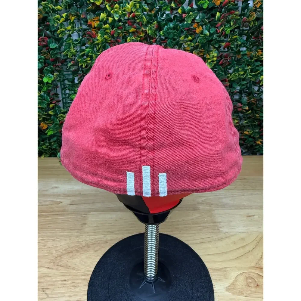 Adidas Arkansas Razorbacks Flexfit Embroidered Hat Red White‎ One Size Fits All